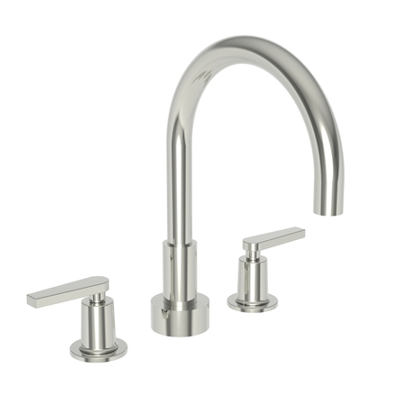 NEWPORT BRASS Tub Faucet, Polished Nickel, Deck 3-2976/15